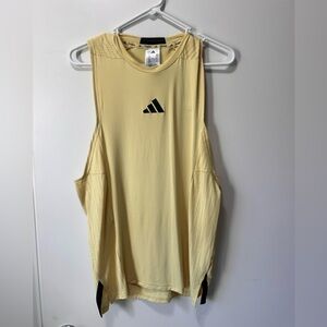 adidas Yellow Training Tank